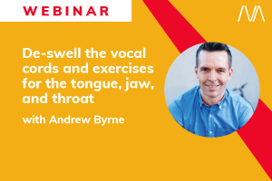 De-swell the vocal cords and exercises for the tongue, jaw, and throat