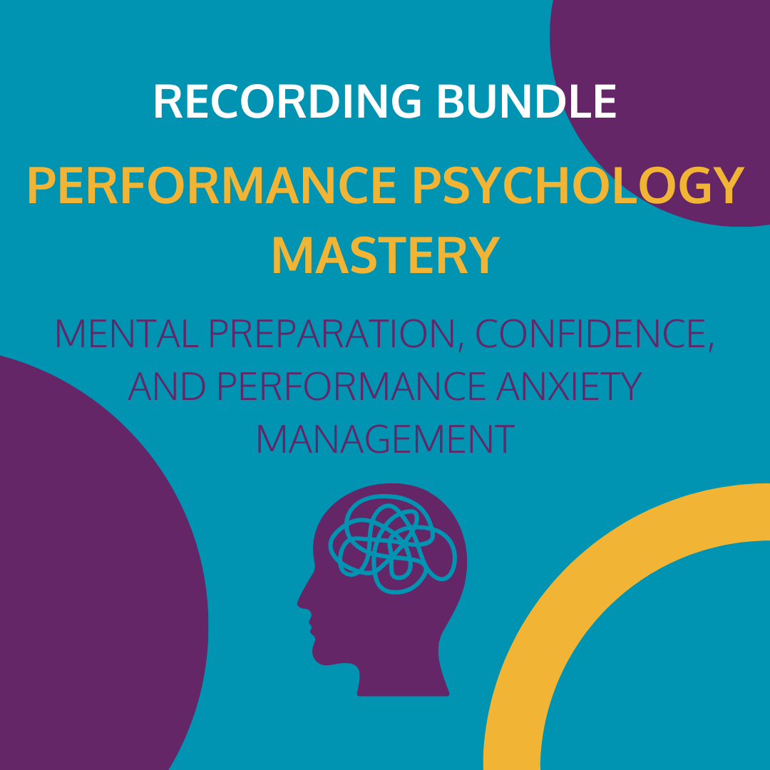 Performance Psychology Mastery Recording Bundle